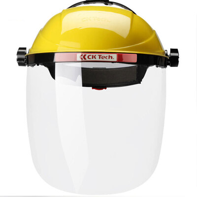 

CK-Tech CKL-3117Y Head-mounted transparent protective mask anti-shock high temperature kitchen cooking cooking anti-smoke protective splash screen yellow