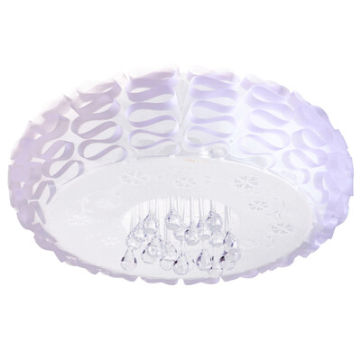 

Jingdong Supermarket Foshan Lighting FSL Ceiling Light LED Bedroom Light Restaurant Light Round Crystal Light European Style Simple Dimight Princess Light 24W Eiffory 50104