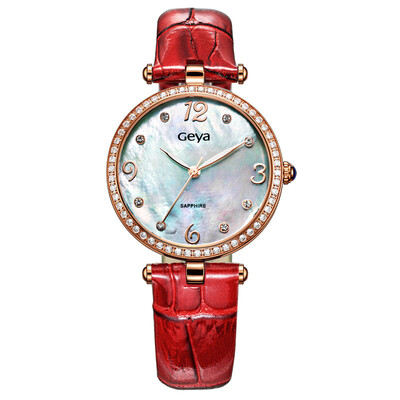 

GEYA (GEYA) watch fashion diamond diamonds Fritillaria face with a quartz watch G72002LHWR