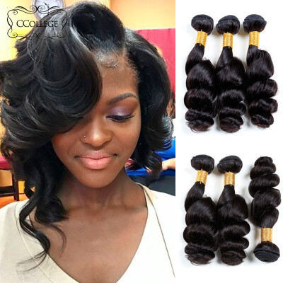 

CCollege Virgin Hair Loose Wave Cheap Brazilian Hair 3 Pcs Lot Free Shipping Brazillian Loose Wave Good Cheap Weave 100G