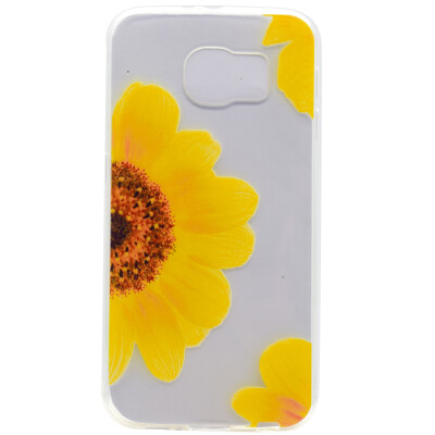 

Sunflower Pattern Soft Thin TPU Rubber Silicone Gel Case Cover for Samsung GALAXY S6