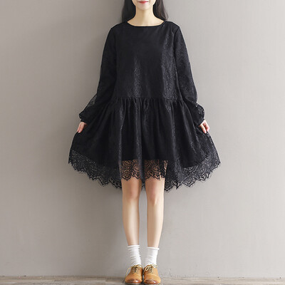 

CITYPLUS Loose Lace Dress-- CWQZ172258
