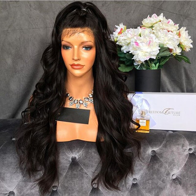 

Fashion Human Hair Wigs 150% Density Body Wave Brazilian Full Lace Human Hair Wigs Remy Hair with Baby Hair for Black Women Cheap