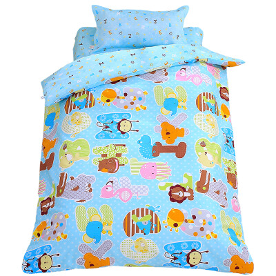

elephant baby (elepbaby) bedding four sets of baby bedding quilt cover pillow pillow pillow can be washed and quilt quilt pillow kit jungle mobilization
