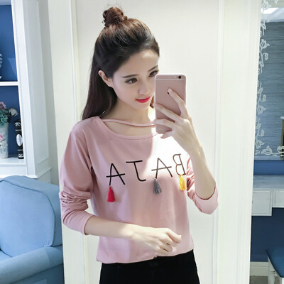 

VIVAHEART Korean T-shirt Tuxedo Long Sleeve Loose Casual Women&39s Bat T-Shirt VWTC172336 Pink