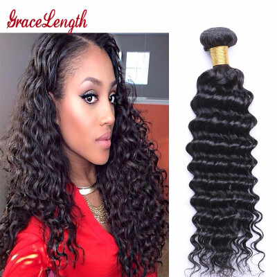 

8A Unprocessed Malaysian Curly Hair 3 Bundles Deal Grace Length Hair Malaysian Deep Wave Weave Malaysian Human Hair Extensions