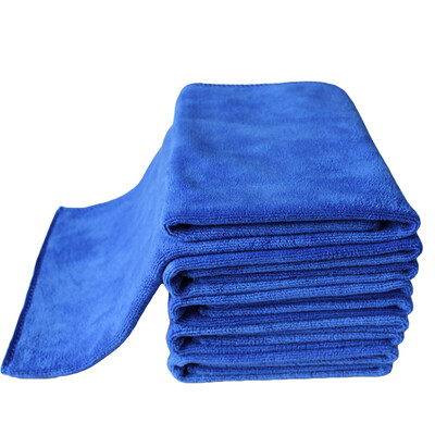 

Car kiss 5 pieces of fine fiber towel towel water absorption decontamination (thick type 60CM * 40CM) blue