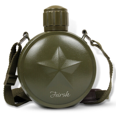 

Feilai Shi FEIRSH double insulation stainless steel military kettle outdoor tools camping mountain water bottle FW01-1