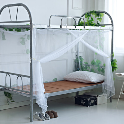 

Jiuzhou deer mosquito nets home textile student dormitory mosquito nets bunk bed with high&low paving white 09m1m bed suitable for 09195m