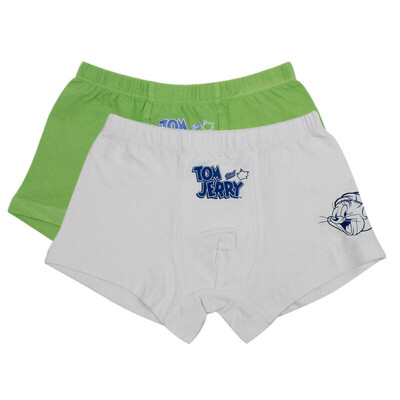 

[Jingdong supermarket] TOM and JERRY children's cotton underwear boy cute cartoon flat underwear 2 boxed 85 yards (for height 135-145CM)