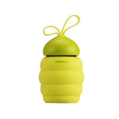 

【Jingdong Supermarket】 SIMELO Cup Seoul style Meng Li pear pear glass 350ML (green