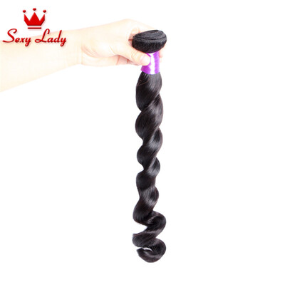 

One Bundle Peruvian Virgin Human Hair Extensions Loose Wavy Rosa Beauty Hair Products Grade 6A Unprocessed Shipping Free