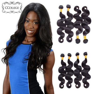 

Hot Raw Indian Body Wavy Hair Unprocessed Indian Virgin Hair 4 Bundles Ccolleg Virgin Hair Tissage Cheveux Human Hair Bundle Deals