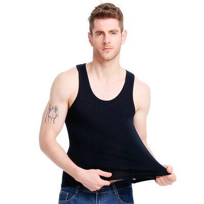 

Bosideng Men&39s Vest 1 piece Men&39s Sports Cotton Vest Stretch Slim Sleeveless Men&39s Shirt Black