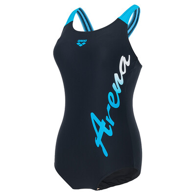 

Ariana arena swimsuit women's body conservative cover belly thin triangle swimsuit fashion comfortable ladies swimsuit FSS7233WF-BKBU-2XL
