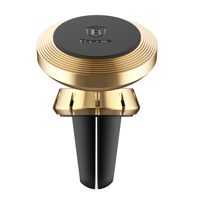 

Baseus Fragrance metal car phone bracket aluminum alloy magnetic outlet type universal gold