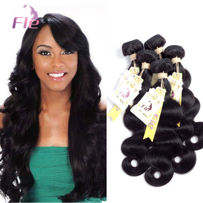 

Mongolian Body Wave Hair Waves Extensions 4Bundles Smooth Natural Color 8-28inch Hair Density 120%