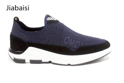 

jiabaisi mens casual shoes 2017 leisure sneaker shoes Daily fashion comfort Lycra fabric&leather shoes JSB
