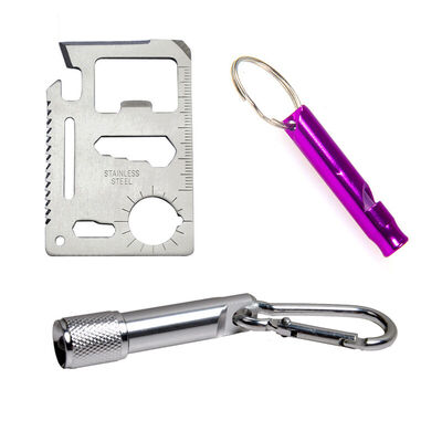 

TaTanice Z9TaTanice Lighting Kit Outdoor mini portable tool card WhistleMini Flashlight