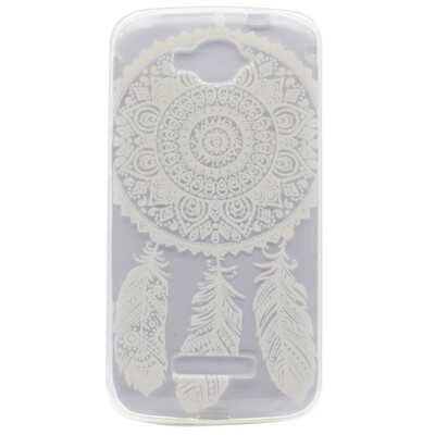 

Обложка Dreamcatcher Pattern Мягкий тонкий ТПУ резиновый силиконовый гель чехол для Alcatel One Touch Pop C7