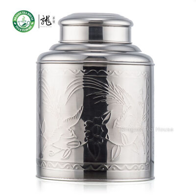 

Extra Large Stainless Steel Canister Tea Caddy Container With Double Lid 5000ml