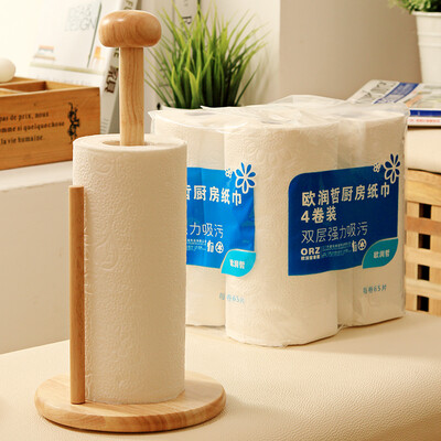 

Ou Runzhe paper towel rack paper thickened home kitchen 65 section towel paper 12 volumes suit