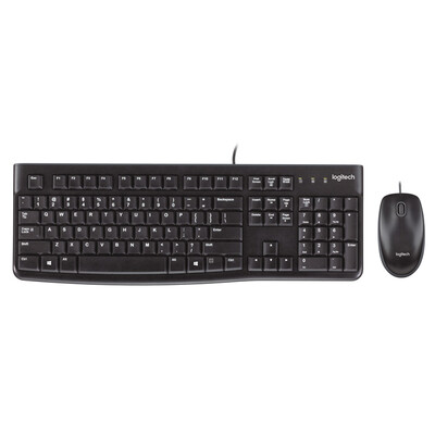 

Беспроводная мышь и клавиатура Logitech MK120