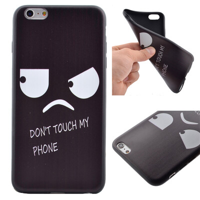 

Гнев Pattern Мягкий тонкий ТПУ резиновый силиконовый гель Дело Чехол для IPHONE 6/6S
