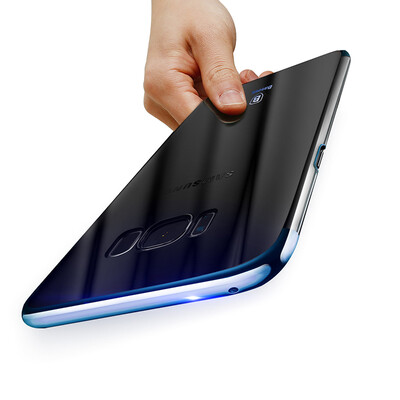 

Время мышления Базус Samsung Galaxy S8 телефон раковина плакировка мобильных телефонов устанавливает прозрачные оболочки сокровище синий