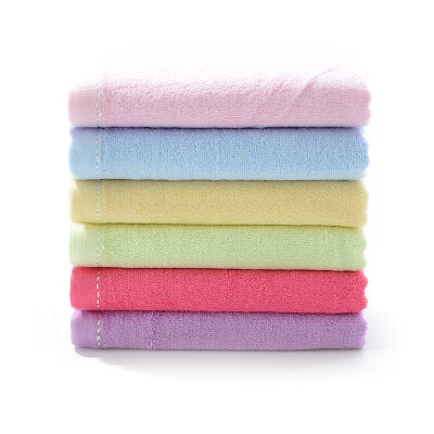 

Bamboo a hundred bamboo fiber towel soft absorbent bamboo charcoal wash face towel twill section mixed color six loaded