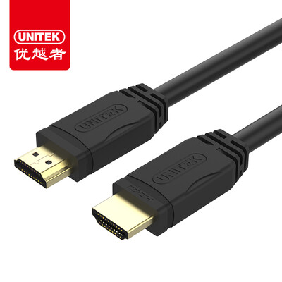 

Улучшенный человек (UNITEK) проводной линии HDMI 3 метра 4K цифровой HD видео кабель 3D компьютер телевизионные проекторы ноутбук кабель монитора Черный Y-C139