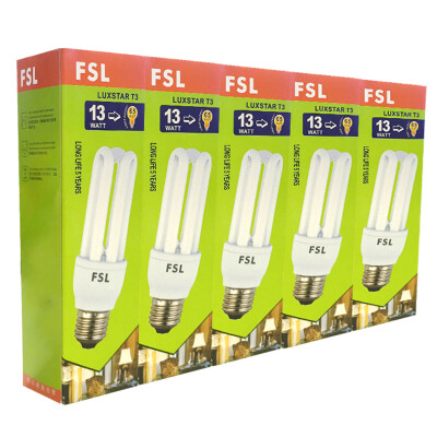 

Jingdong supermarket] Foshan lighting T3 energy-saving lamps 3U-13W-E27 5 on the support