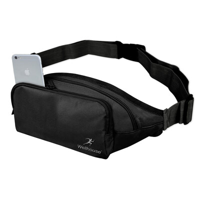 

WELLHOUSE pockets multifunctional male&female sports running mountaineering riding bag leisure package 900D black