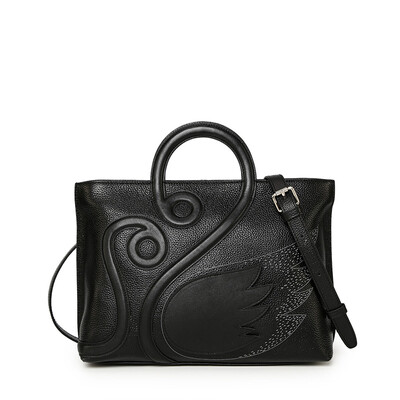

Banpo decorated family bampo fashion first layer leather bag ladies handbag simple wild shoulder bag female mother festival gift D620150315 black 930