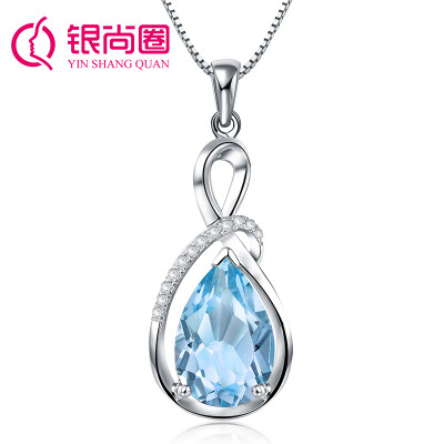 

Silver Shangjie S925 Yin Tuoba stone necklace female pendant fashion jewelry