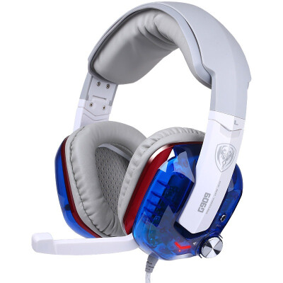 

SOMIC G909 blue crystal headset headset gaming gaming headset vibration unit blue