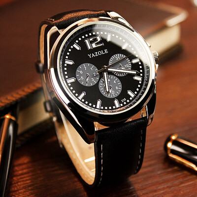 

Ya Zhuo Lun business watches 2017 new Korean non-mechanical watch luminous pointer gift YZL0562TH-4