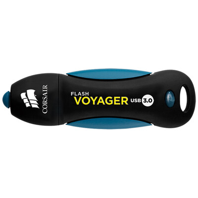 

Американский Corsair (USCORSAIR) Voyager USB3.0 128GB высокоскоростной U диск прочный резиновый корпус синий водонепроницаемый и ударопрочный