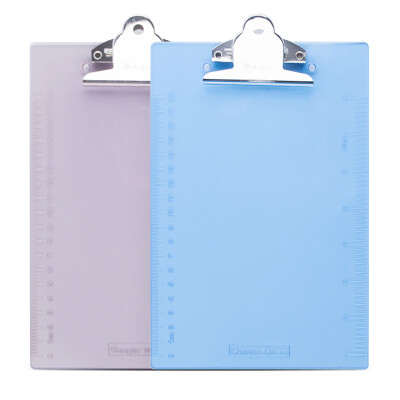 

Guangbo (GuangBo) A5 high-quality PP writing board clip / folder plate with butterfly clip random WJ6104