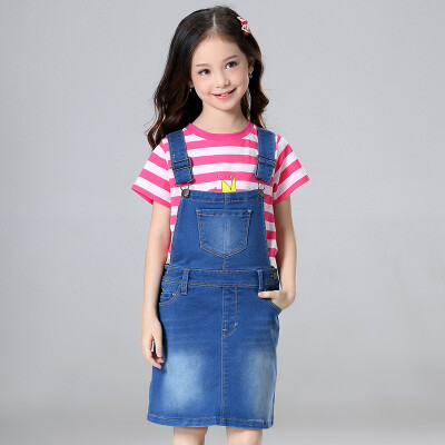 

Cute Girl 's Skirt Cowboy Skirt Girl Dresses Children' s Skirt J078A