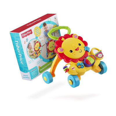 

Fisher-Price Многофункциональная игрушка раннего образования Лев-тележка с звуком и светом Y9854