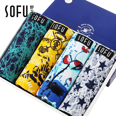 

SOFU Мужские трусы-боксеры 4 шт. в коробке