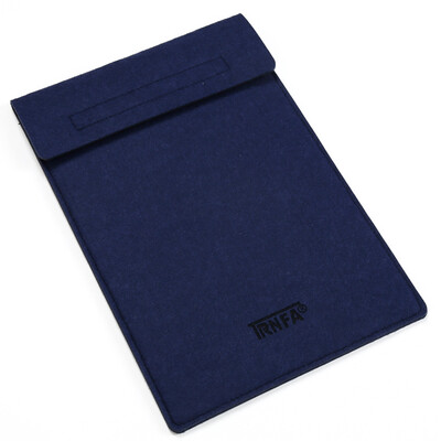 

Letter hair TRNFA MZ-171 vertical section blue A4 blanket file bag hand folder file set creative office life information storage package IPAD protection bagging