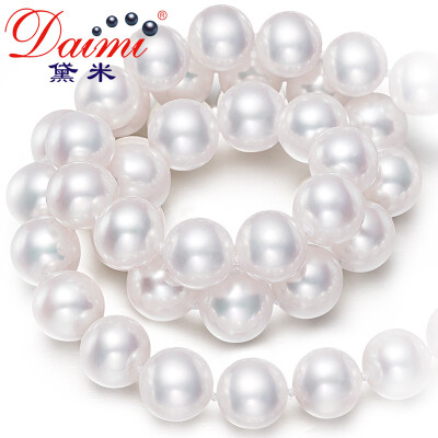 

Demi jewelry comparable to the selection of fine leisure shine is round freshwater pearl necklace send mother 9-10mm47cm