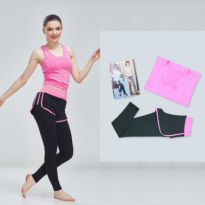 

Nuojiao Yoga Women&39s Tights Tights Tying Dress 2017 Spring & Summer New N-1706 XL Two-piece Set