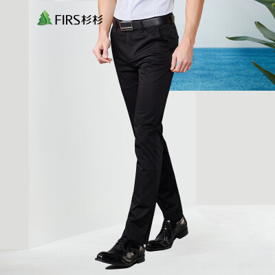 

Shanshan (FIRS) Men's young fashion business Slim thin section casual pants FTK96002-2 dark blue 78