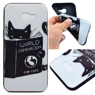 

Cat Pattern Мягкий тонкий ТПУ резиновый силиконовый гель Дело Чехол для Samsung Galaxy J7 2017/J710