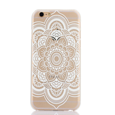 

Hexagonal flower Pattern Soft Thin TPU Rubber Silicone Gel Case Cover for IPHONE 66S