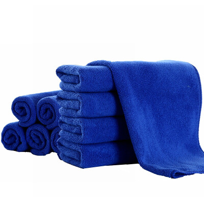 

Car kisses 10 pieces of fine fiber towel towel to absorb water (60CM * 40CM) blue