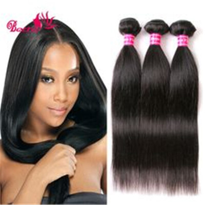 

Bettehair Unprocessed Virgin Brailian Straight hair 8A Human Hair Straight Virgin Hair 3 Pcs100gBundles